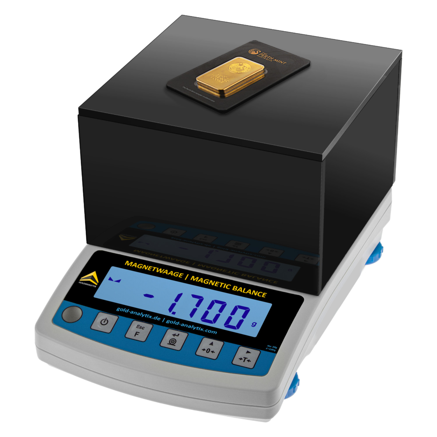 magnetwaage gold testen wolfram zerstörungsfrei echtheitsprüfung edelmetalle