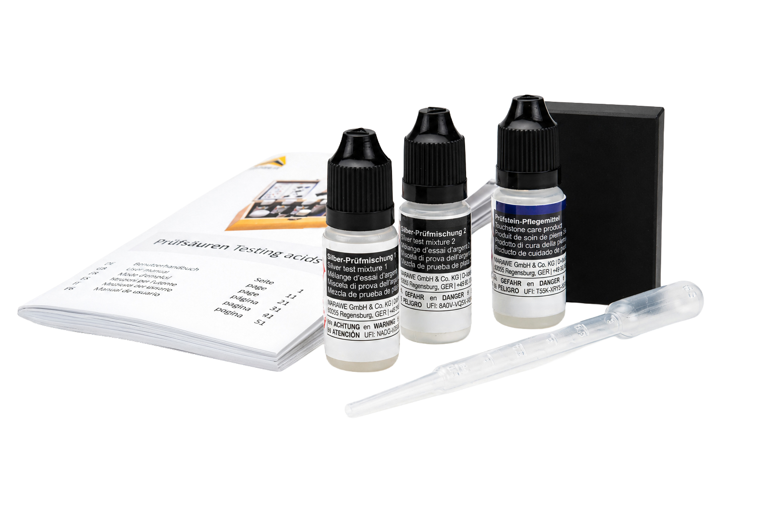 Silver testing kit