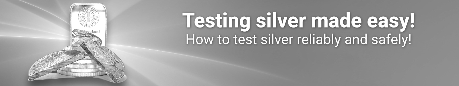 Banner Silbertest